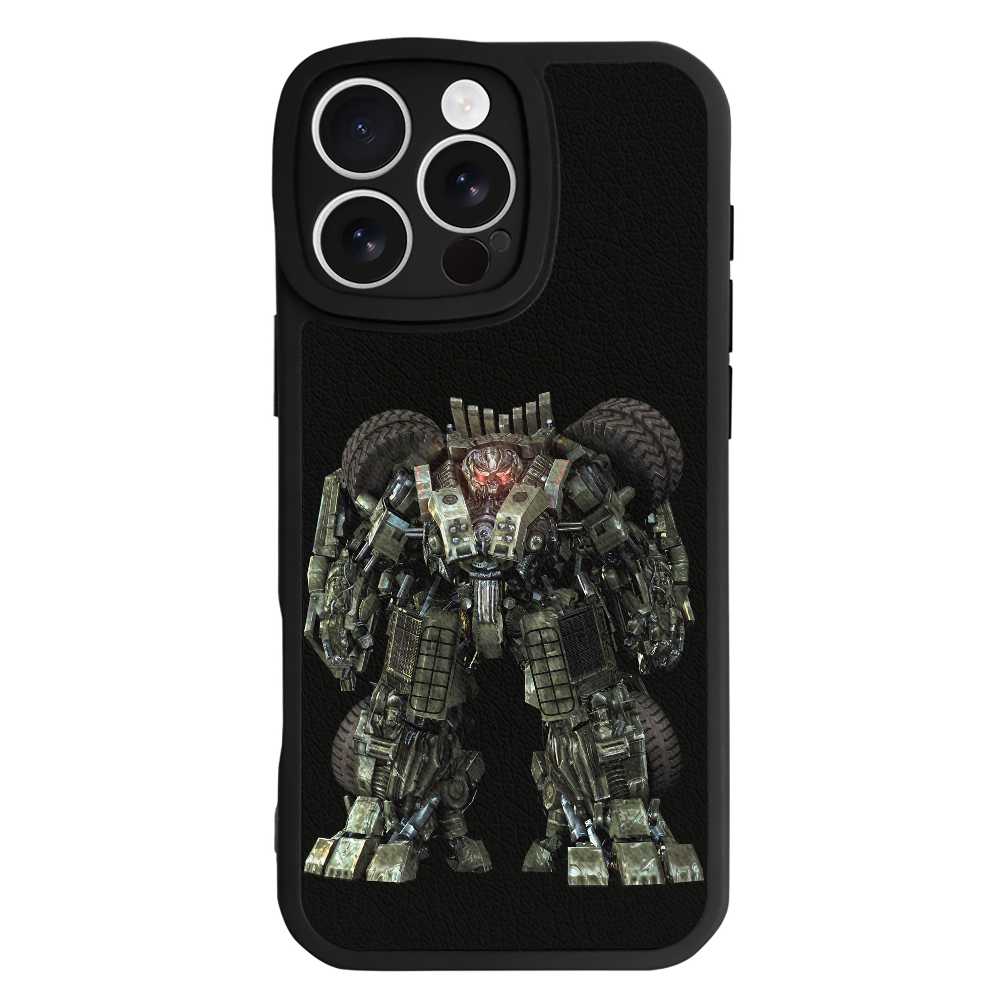 （画像用） Transformers トランスフォーマー 【iPhone 16シリーズ対応】シリコンスマホケース（レザー調） 材質：シリコン